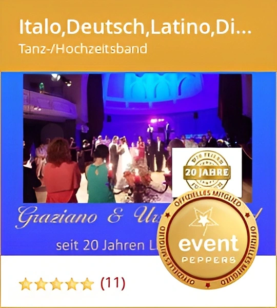 Italo,Deutsch,Latino,Disco,Hochzeitsband bei eventpeppers Band, Tanz-/Hochzeitsband buchen